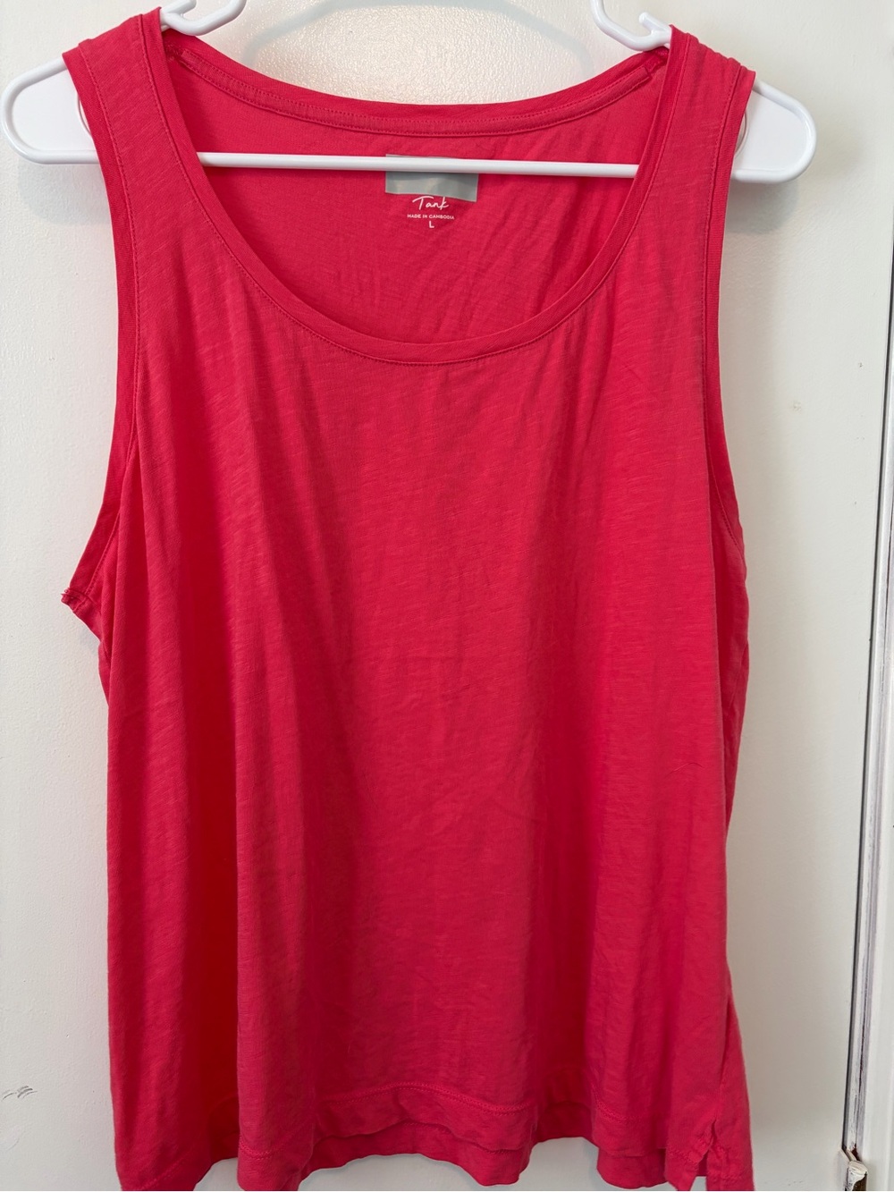 Tart Bright Pink Scoop Neck Tank